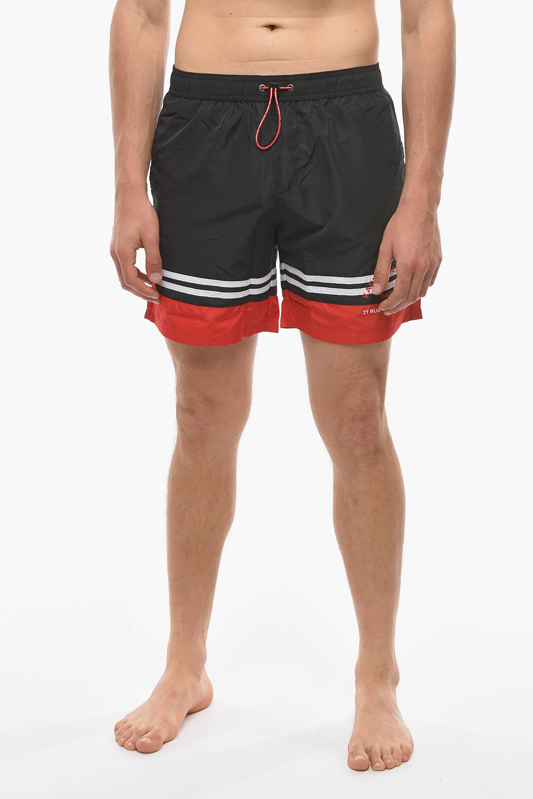 Karl Lagerfeld RUE ST-GUILLAUME Swim Shorts GOLF With Contrasting ...