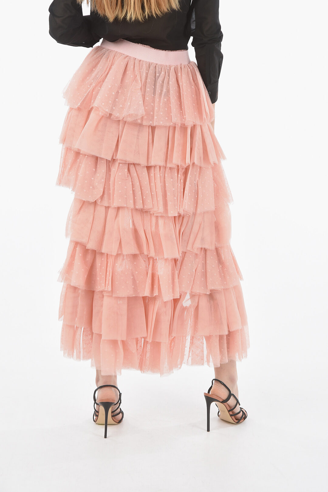 Red Valentino Ruffled Tulle Skirt women Glamood Outlet
