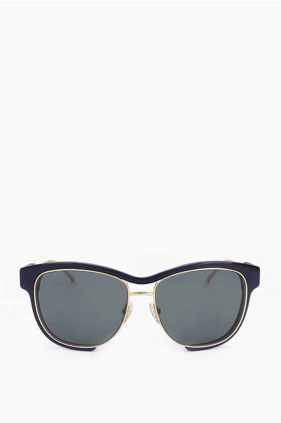 Linda Farrow Sacai Metal Detailed Hybrid Sunglasses