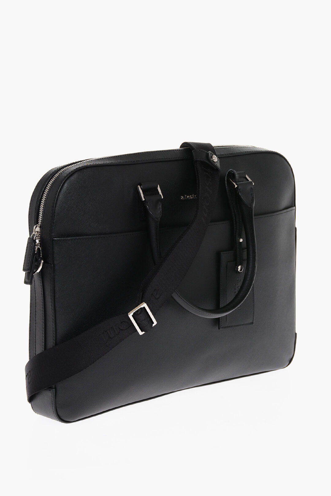 Black saffiano leather bag sale