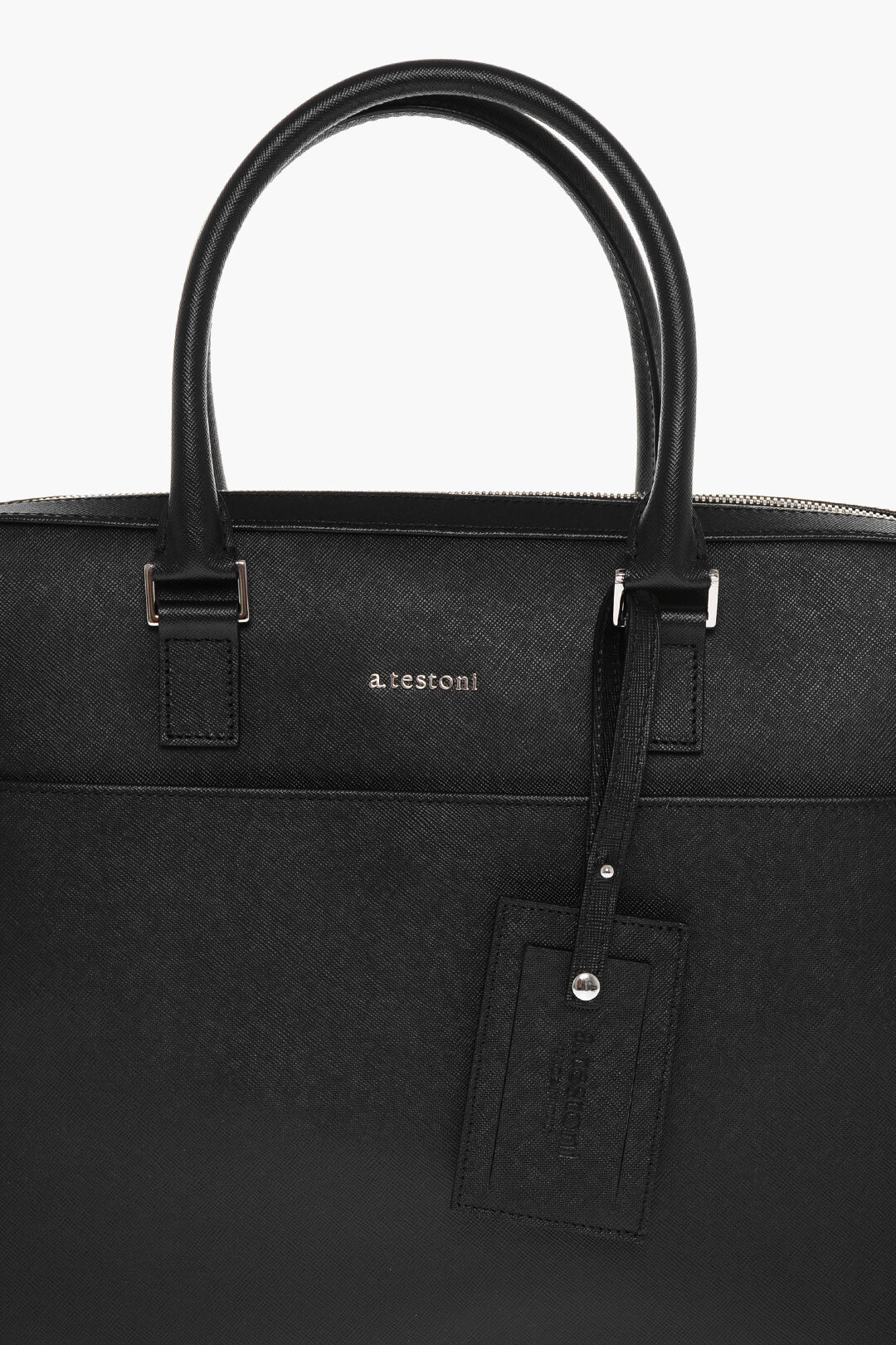 Black saffiano leather bag sale