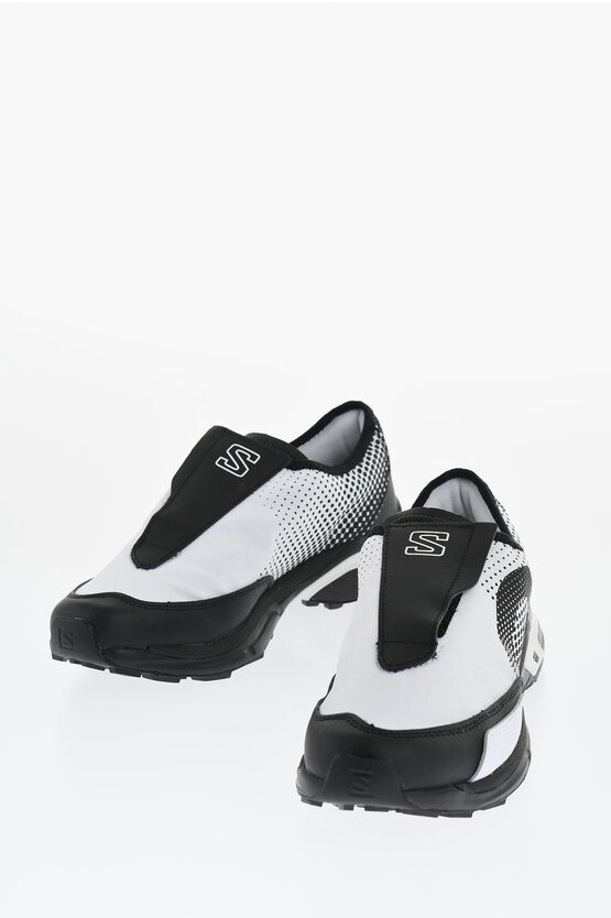 COMME DES GARÇONS SALMON TWO-TONE SNEAKERS WITH HIDDEN CLOSURE