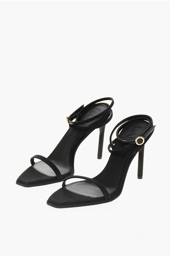 LANVIN SANDALS WITH ANKLE STRAP HEEL 10 CM 