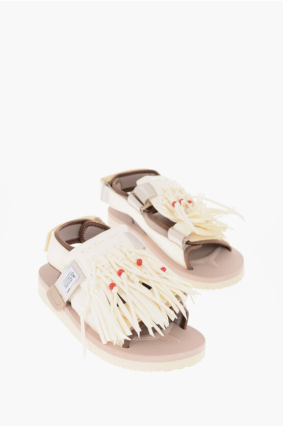 Suicoke Was 4ab Beaded Tassel Sporty Sandals