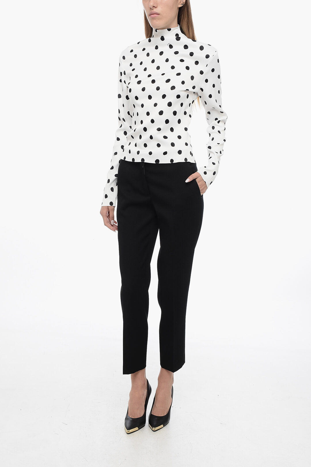 Marni Satin Dolka Pot Top with Rear Zip women - Glamood Outlet