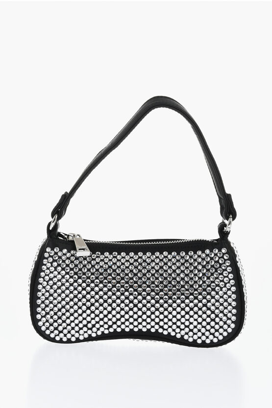 JW PEI SATIN EVA MINI BAG WITH RHINESTONE EMBELLISHMENT