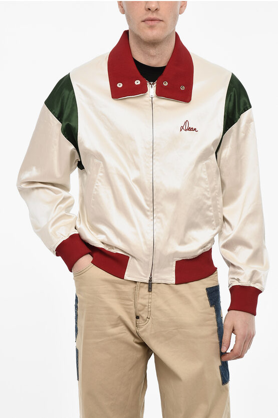 Satin Jacket With V… - image