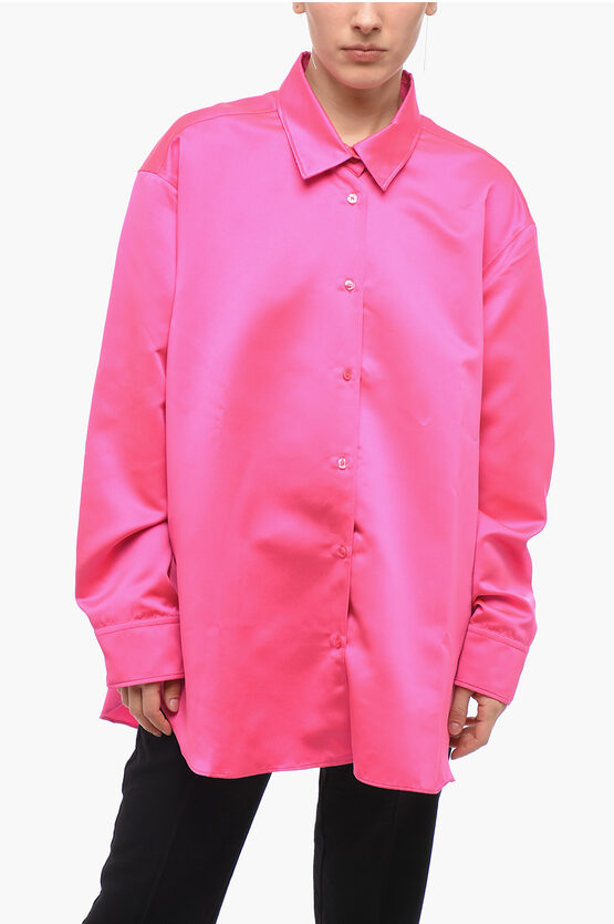 Shop The Andamane Satin Oversized Shirt