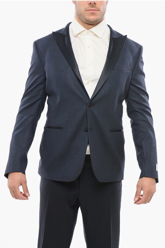 Satin Peak Lapel Bl… - image