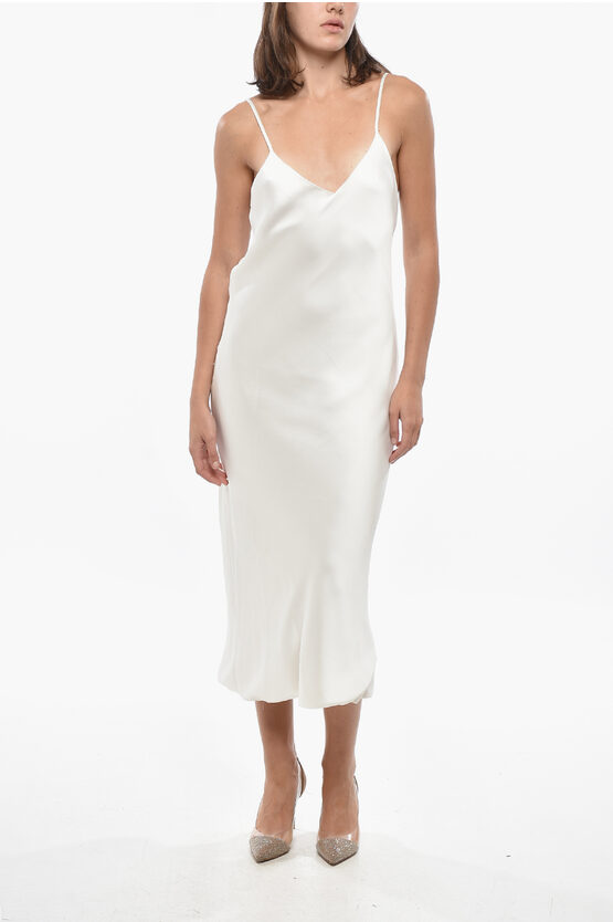 Satin Slip Dress Si… - image