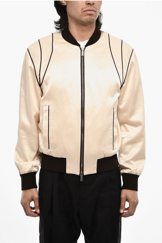 Dsquared2 Satin Sweatshirt With Contrasting Trim