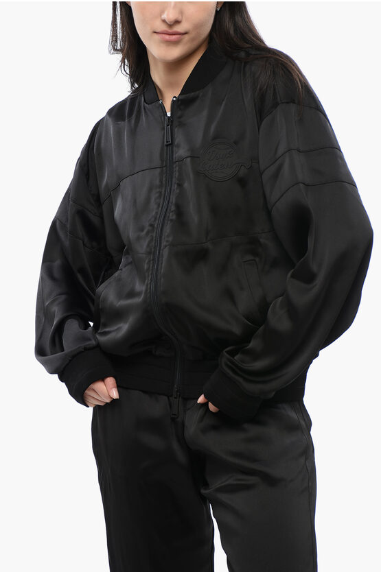DSQUARED2 SATIN UNDER THE BRIDGE TRACK SWEATSHIRT
