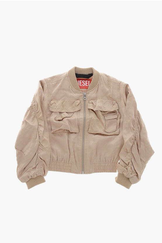 Diesel Satin Utility Bomber Jgkhlows In Neutral