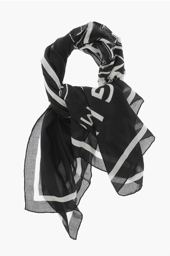 Shop Givenchy Scarf With Contrast Print