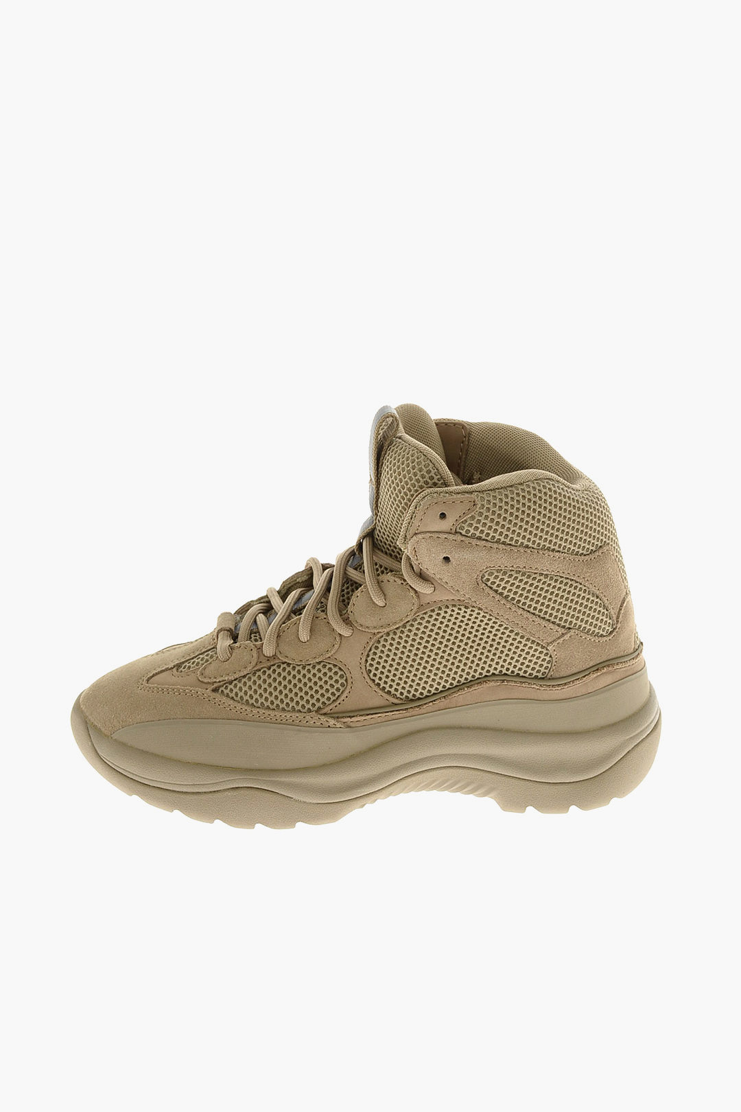 Yeezy SEASON suede leather and fabric High-top Sneakers men