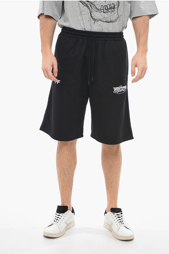 Off-white Seasonal Jersey Exact Opposite Sweatpants In Black