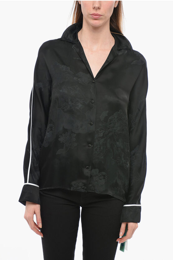 Off-white Jacquard Pyjama Shirt