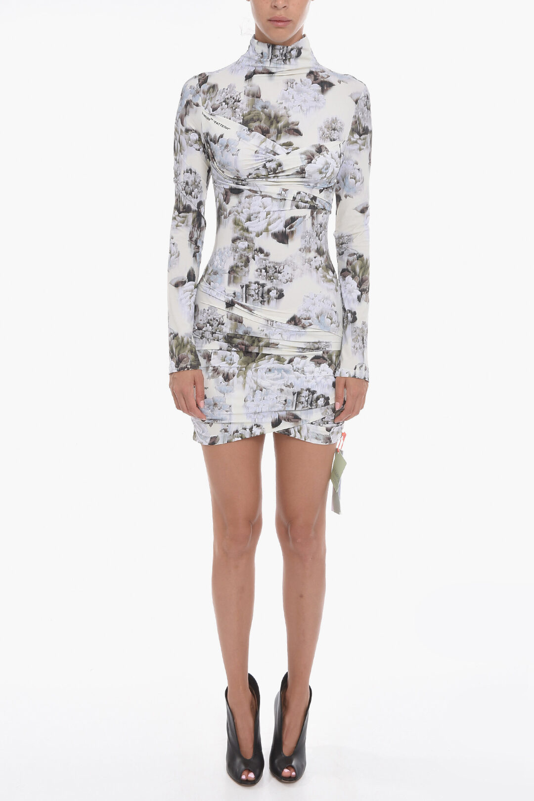 Off-White SEASONAL Second-skin Dress with Ruched Detailing women