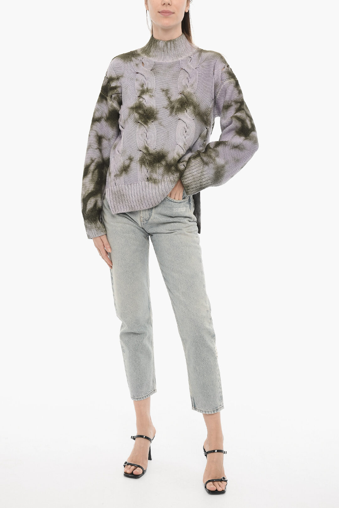 LAGUA GEM（ラグアジェム）の「TIE DYE CROPPED TOPS（ニット/セーター）」 - WEAR
