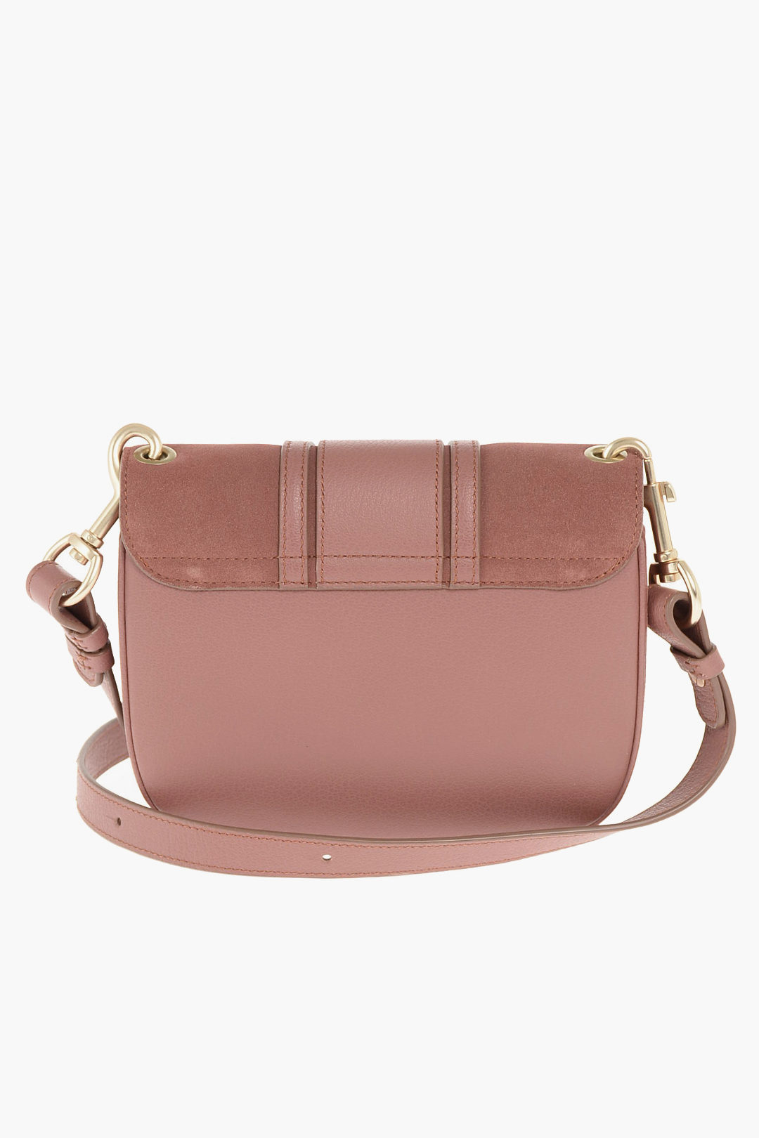 SEE BY Leather MARA Saddle Bag with Suede Insert