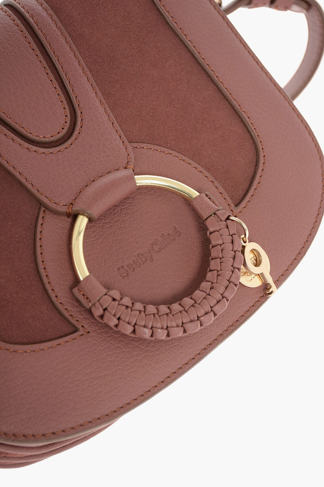 suede saddle bag