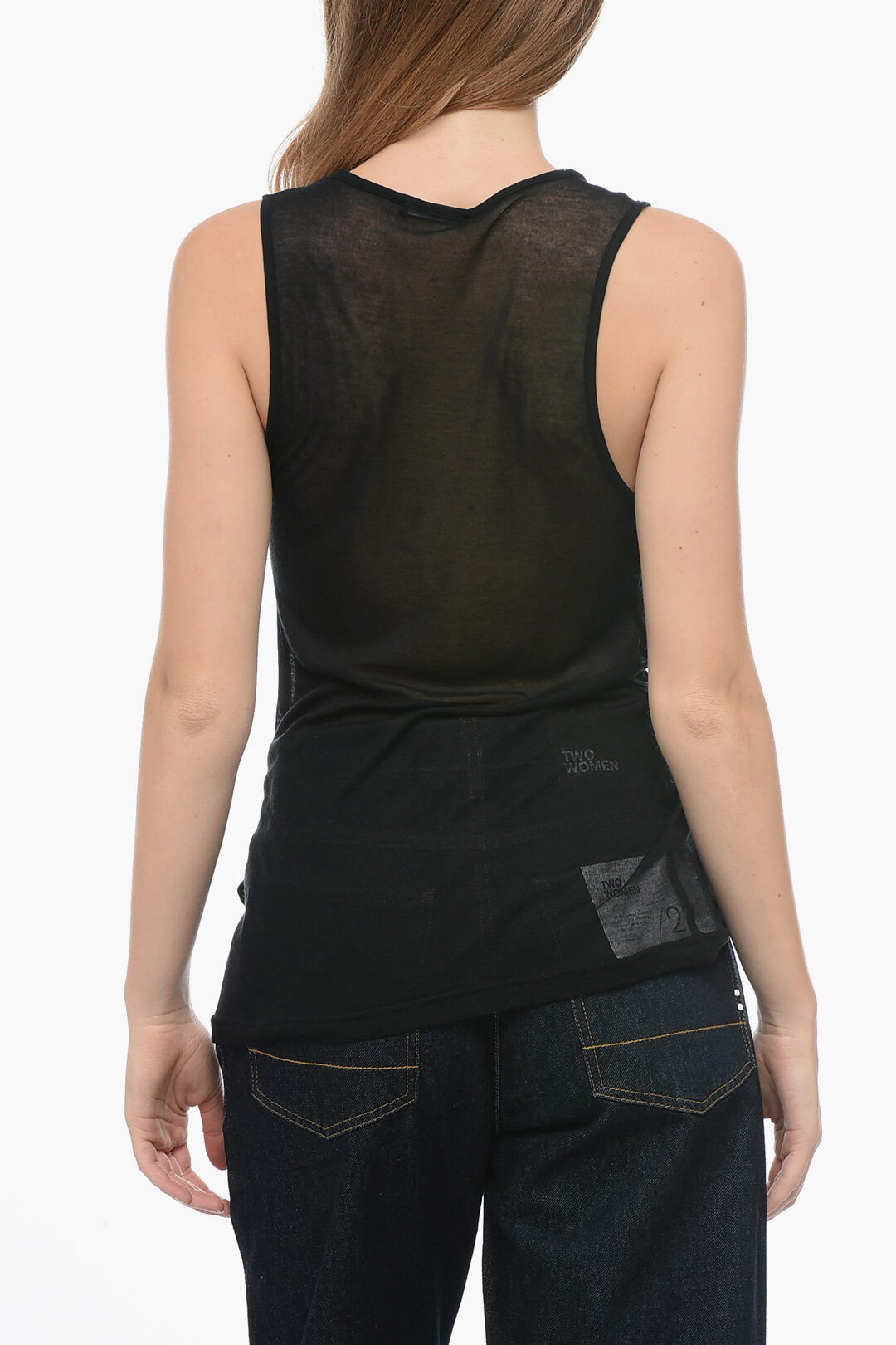 訳あり　Ann Demeulemeester ブラックタンクトップ 2025年最新】ann demeulemeester タンクトップの人気アイテム
