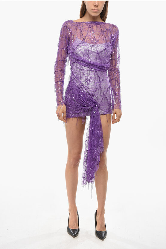 Sequine And Lace Mi… - image