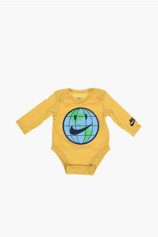 Set 3 Body Stampati a manica Lunga