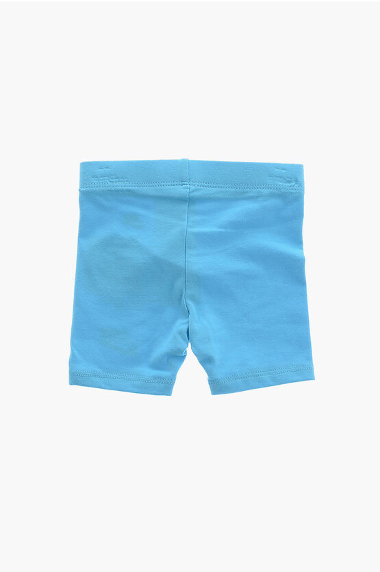 Set aus T-Shirt mit Rundhalsausschnitt und Radler-Shorts mit Logodruck