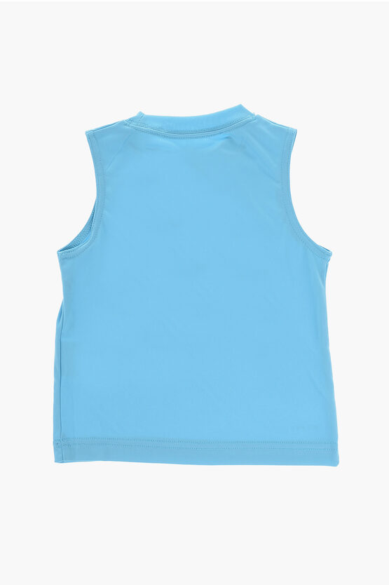 Set Canotta e Shorts con Logo Stampato