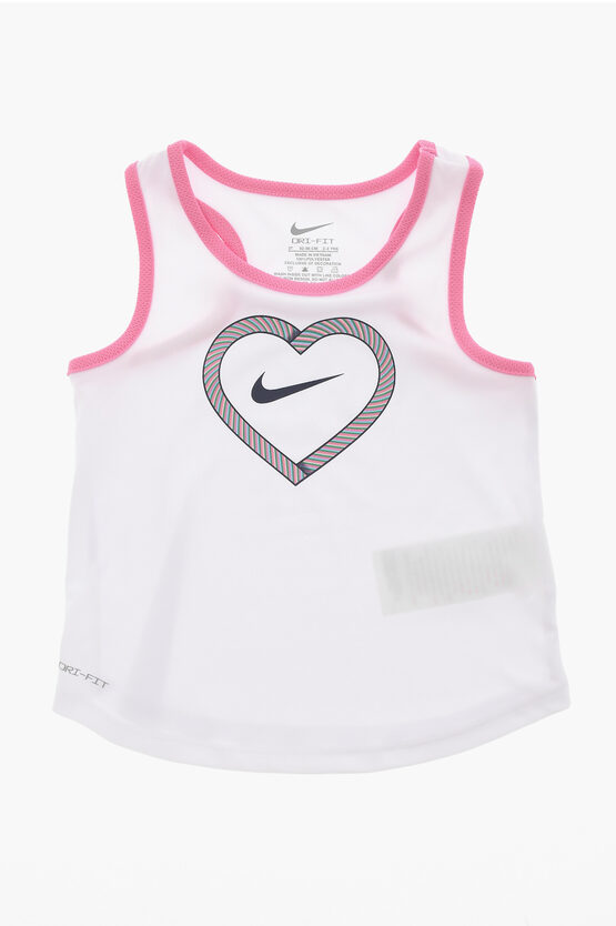 Set Canotta e Shorts Dri-Fit con Logo Stampato