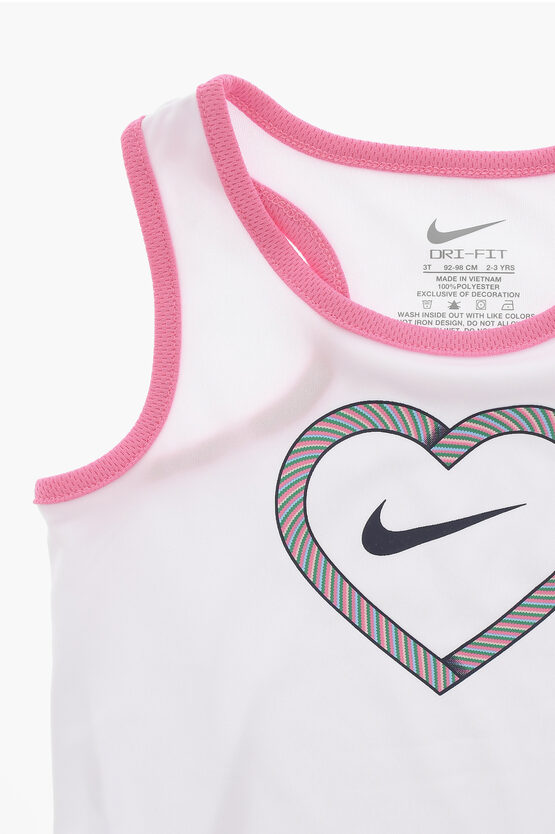 Set Canotta e Shorts Dri-Fit con Logo Stampato