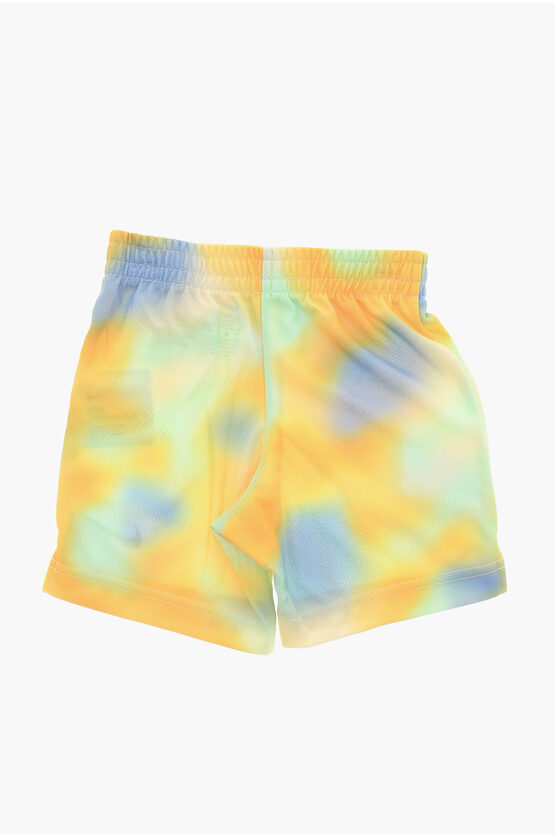 Set Canotta Girocollo e Shorts Effetto Tie-Dye
