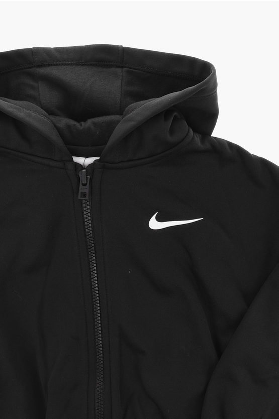 Set Felpa Con Cappuccio e Leggings in Cotone Felpato