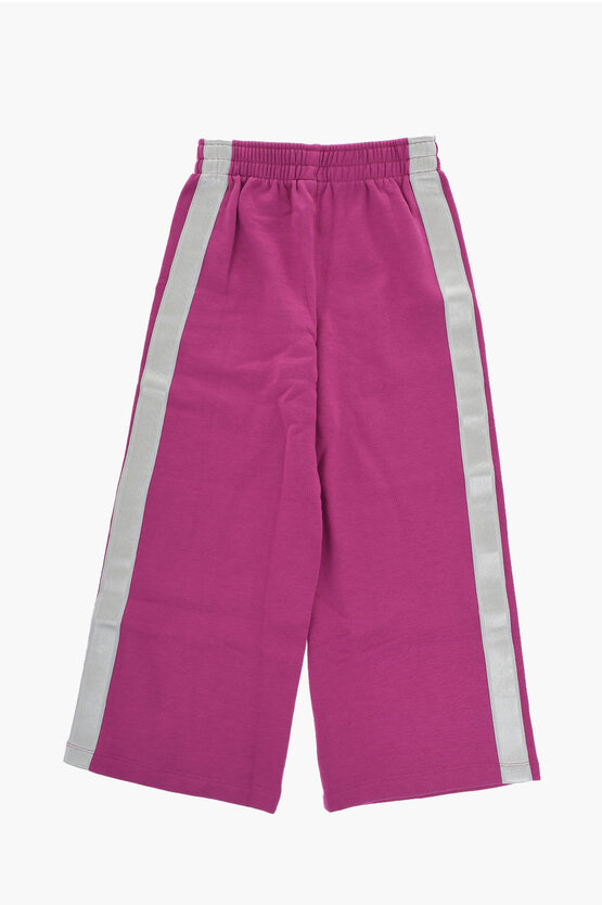 Set Felpa Girocollo e Joggers in Cotone Felpato