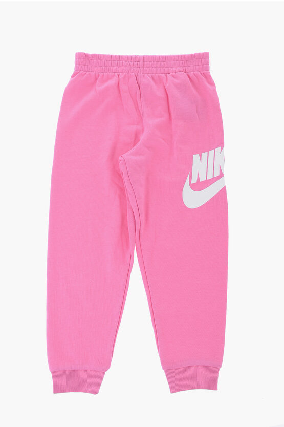 Set Felpa Hoodie e Joggers in Tinta Unita con Logo Stampato