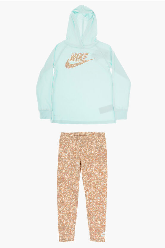 Set Felpa Hoodie e Leggings Dri-Fit