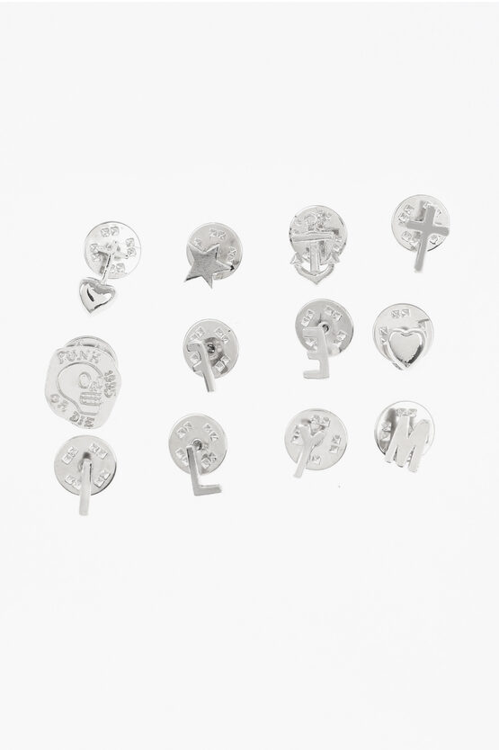 Set Of 12 Silver-To… - image