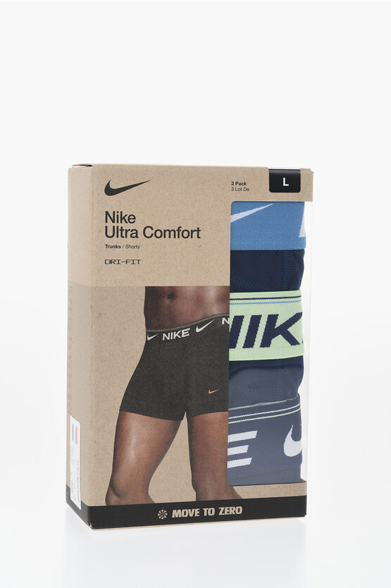 Nike Set Of 3 Extra-comfy Stretch Fabric Boxer