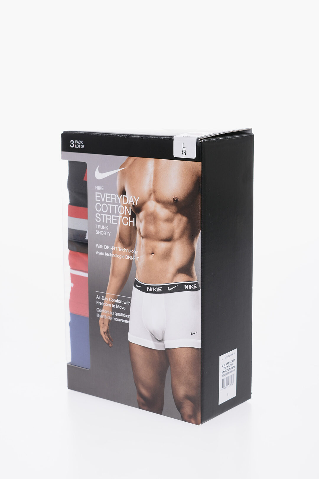 Nike Set of 3 Stretch Cotton Boxers with Logoed Elastic Band