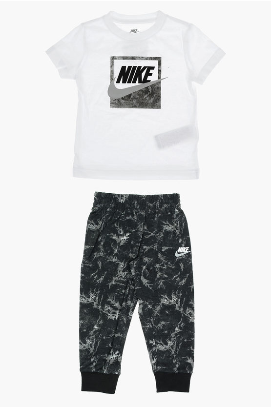 Set t-shirt e Joggers con logo stampato