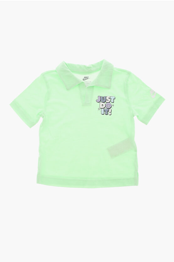 Set T-Shirt e Shorts in Misto Cotone con Logo Stampato