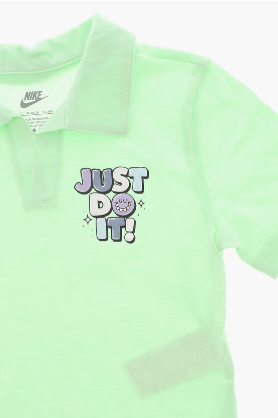 Set T-Shirt e Shorts in Misto Cotone con Logo Stampato