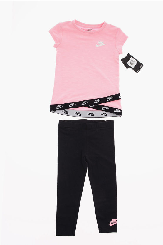 Set T-Shirt und Leggings mit Gummibund