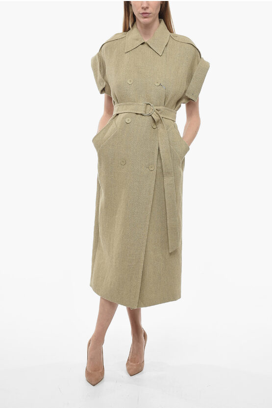 Double breasted trench dress best sale