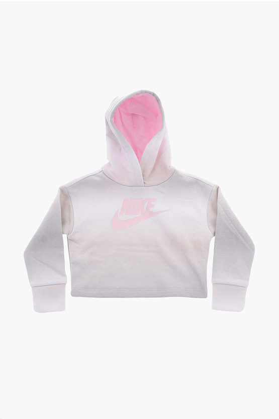 Shaded Brushed Cotton Joggers and Crop Sweatshirt Set