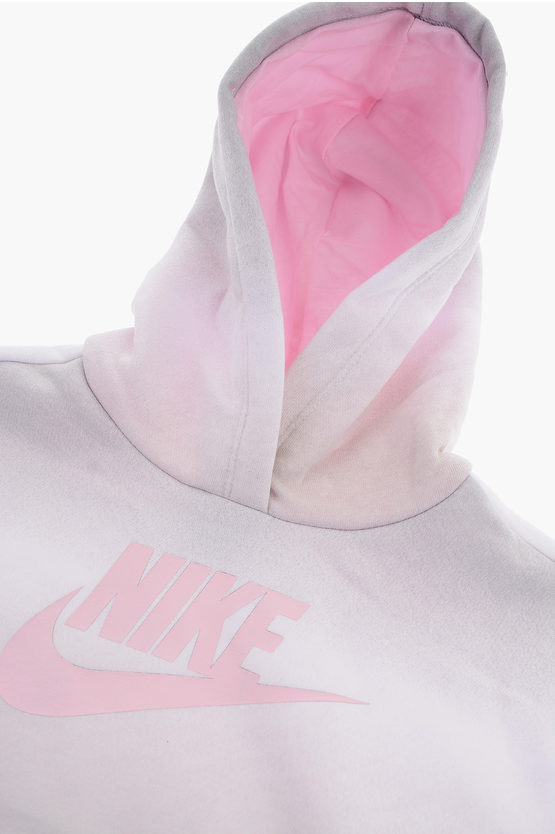 Shaded Brushed Cotton Joggers and Crop Sweatshirt Set