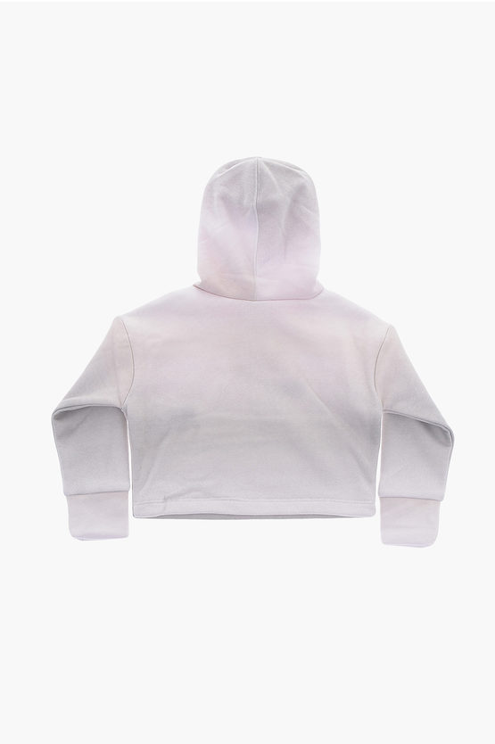 Shaded Brushed Cotton Joggers and Crop Sweatshirt Set