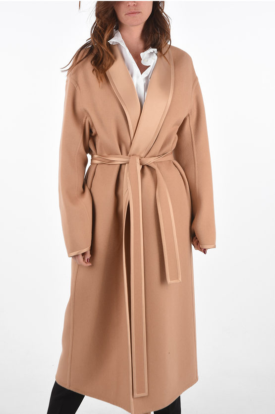Loro Piana Shawl Lapel Cashmere Coat with Belt women - Glamood Outlet