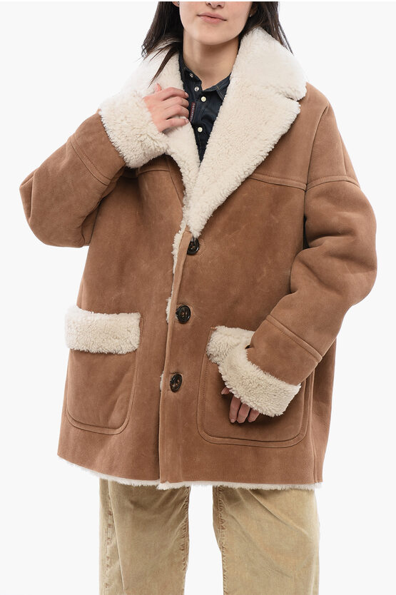 Shearling 3-Button … - image